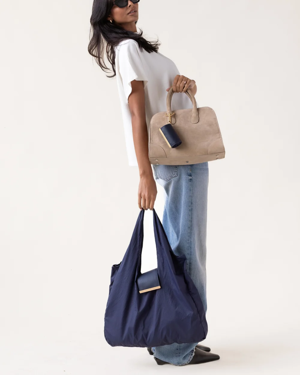 Llavero convertible en bolso de mano