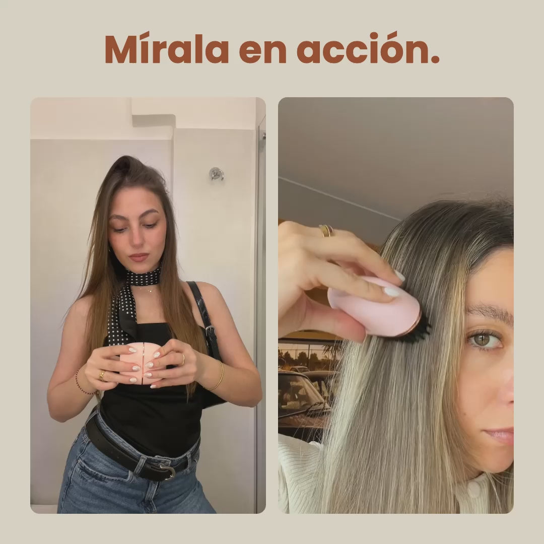 Alisadora Mini en acción